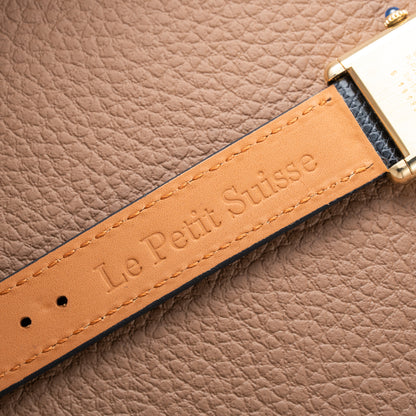 Cartier Tank Must de Lapis Lazuli Dial Vermeil GM 1980s