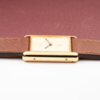 Cartier Tank Must de Vermeil Lemon Champagne Dial GM from 1990s