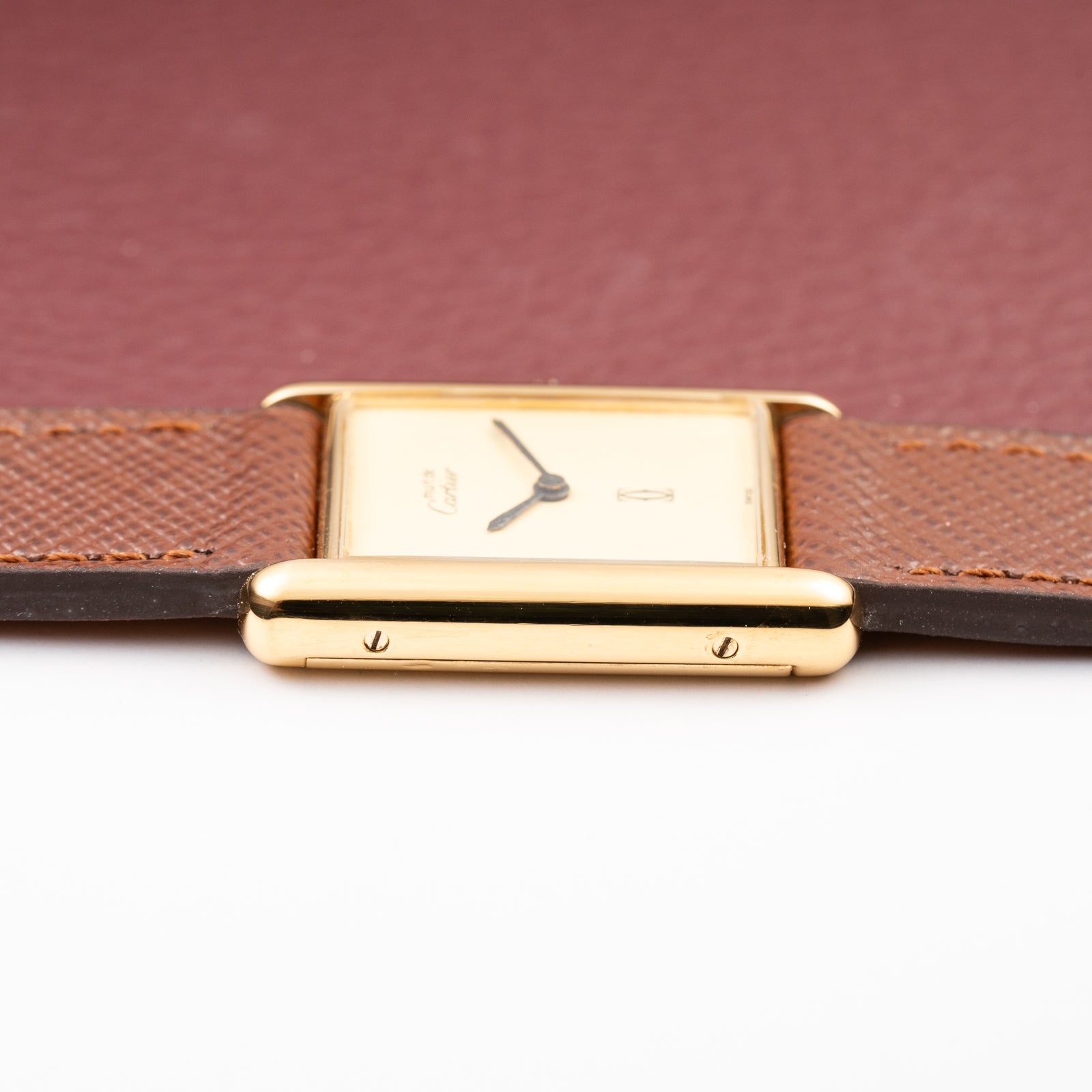 Cartier Tank Must de Vermeil Lemon Champagne Dial GM from 1990s