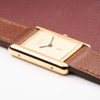 Cartier Tank Must de Vermeil Lemon Champagne Dial GM from 1990s