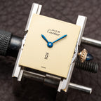 Cartier Tank Must de Lemon Dial Vermeil PM SM from 1980s