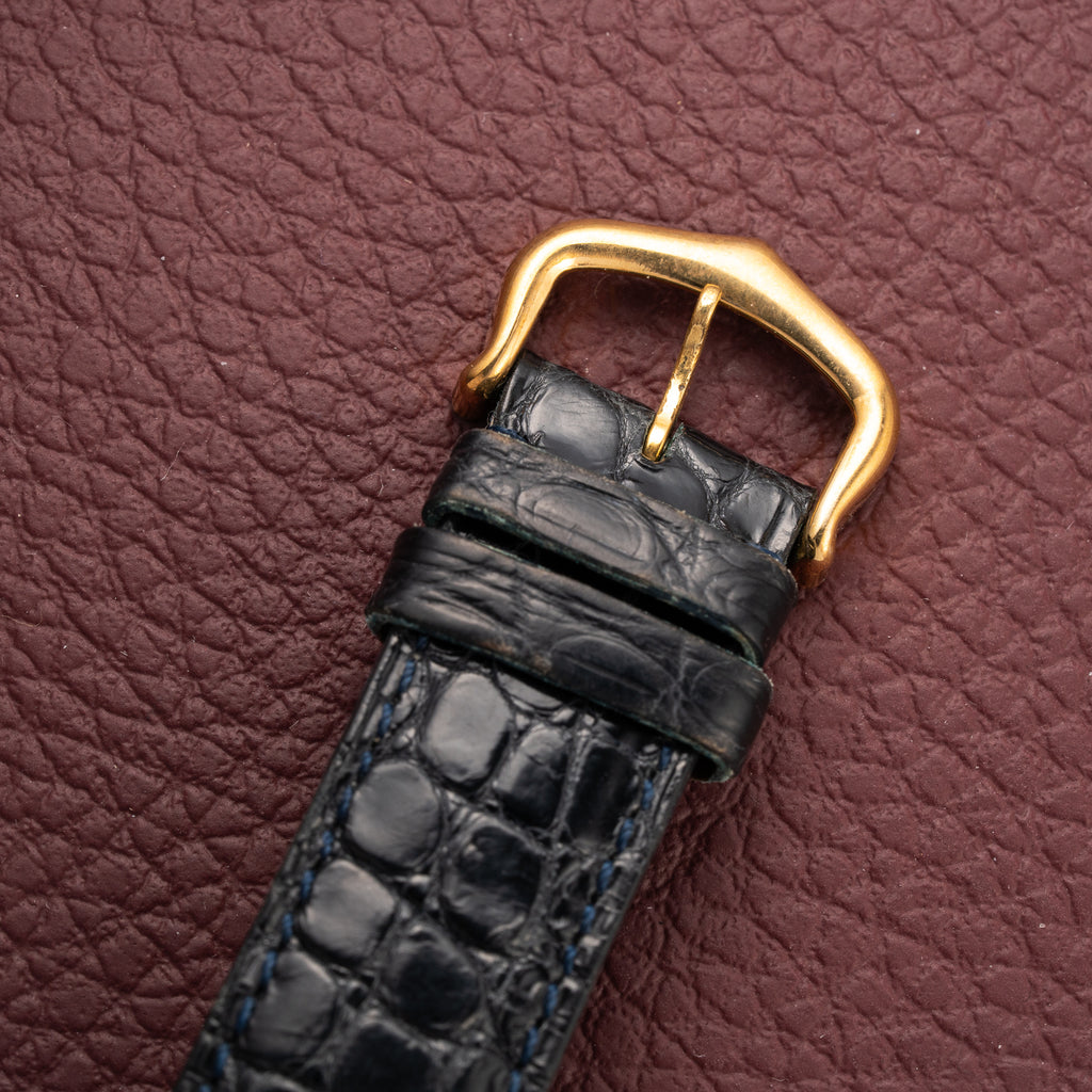 Cartier Must de Tank Vermeil Lemon Roman GM 1980s