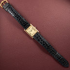 Cartier Must de Tank Vermeil Lemon Roman GM 1980s