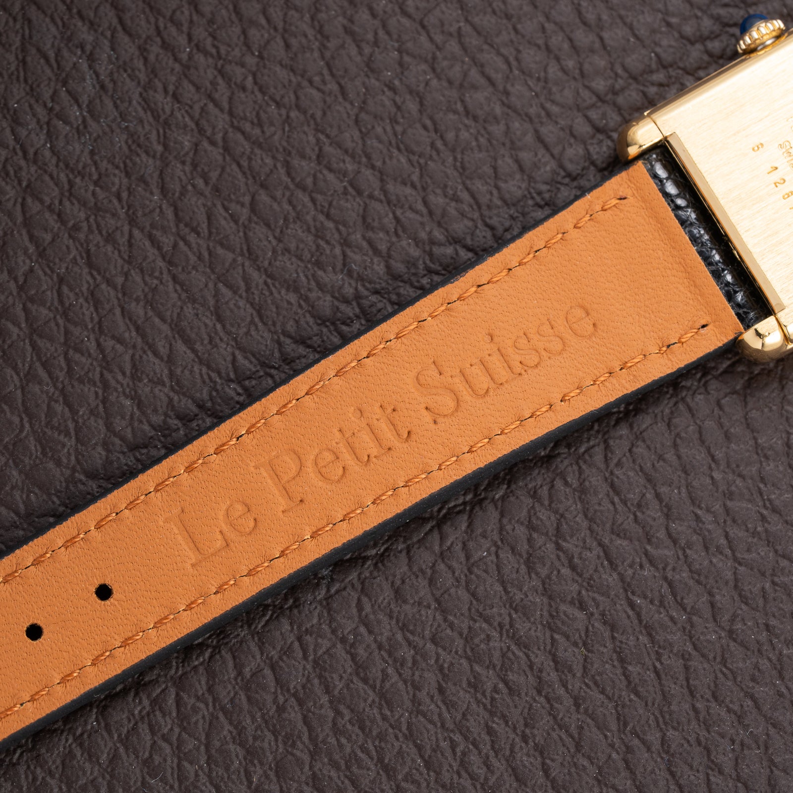 Cartier Tank Must de Vermeil Lemon Roman GM from 1980s