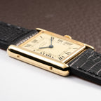 Cartier Tank Must de Lemon Roman Dial Vermeil Ref 590005 from 1990s