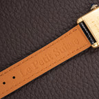 Cartier Tank Must de Roman Lemon Dial Vermeil PM 1980s