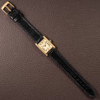 Cartier Tank Must de Roman Lemon Dial Vermeil PM 1980s