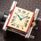 Cartier Tank Must de Lemon Roman Dial Vermeil PM Vermeil Ref 5057001 from 1990s