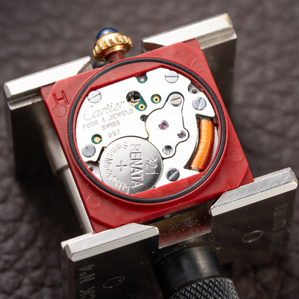Cartier Tank Must de Lemon Roman Dial PM Vermeil Reference 5057001