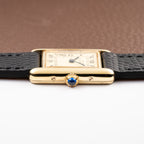 Cartier Tank Must de Lemon Roman Dial PM Vermeil Reference 5057001