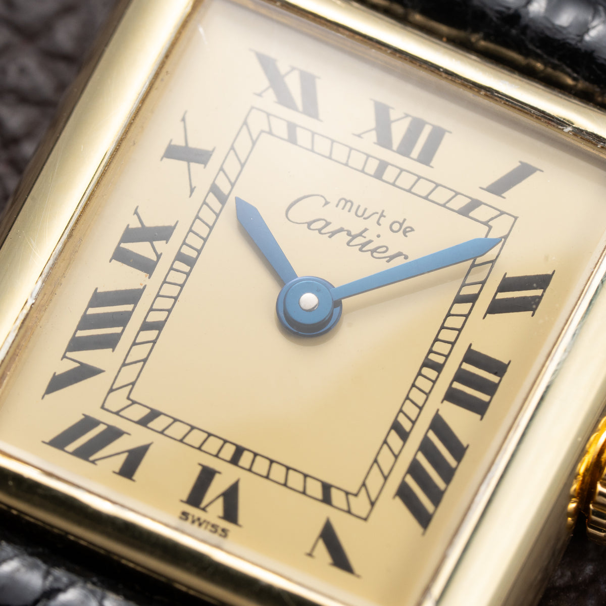 Cartier Tank Lady Must de Vermeil Lemon Roman Dial PM Cartier Service 2026