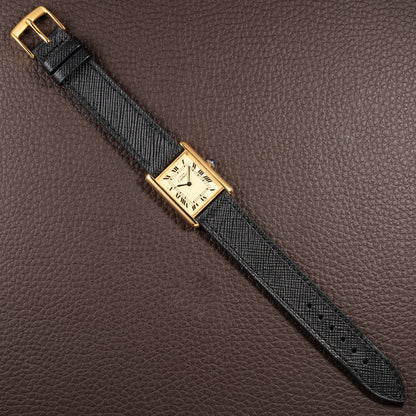 Cartier Tank Must de Vermeil Lemon Roman GM from 1980s