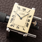 Cartier Tank Must de Vermeil Lemon Roman GM from 1980s