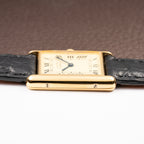 Cartier Tank Must de Lemon Roman Dial Vermeil Ref 590005 from 1990s