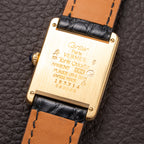 Cartier Tank Must de Lemon Roman Dial Vermeil Ref 590005 from 1990s
