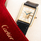 Cartier Tank Must de Vermeil Cloisonné Ivory Mirror Dial GM Ref. 6 81006 Cartier Service 2026