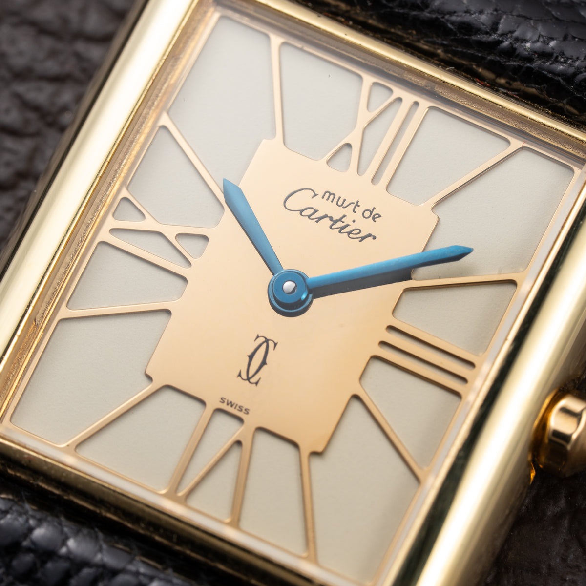 Cartier Tank Must de Vermeil Cloisonné Ivory Mirror Dial GM Ref. 6 81006 Cartier Service 2026