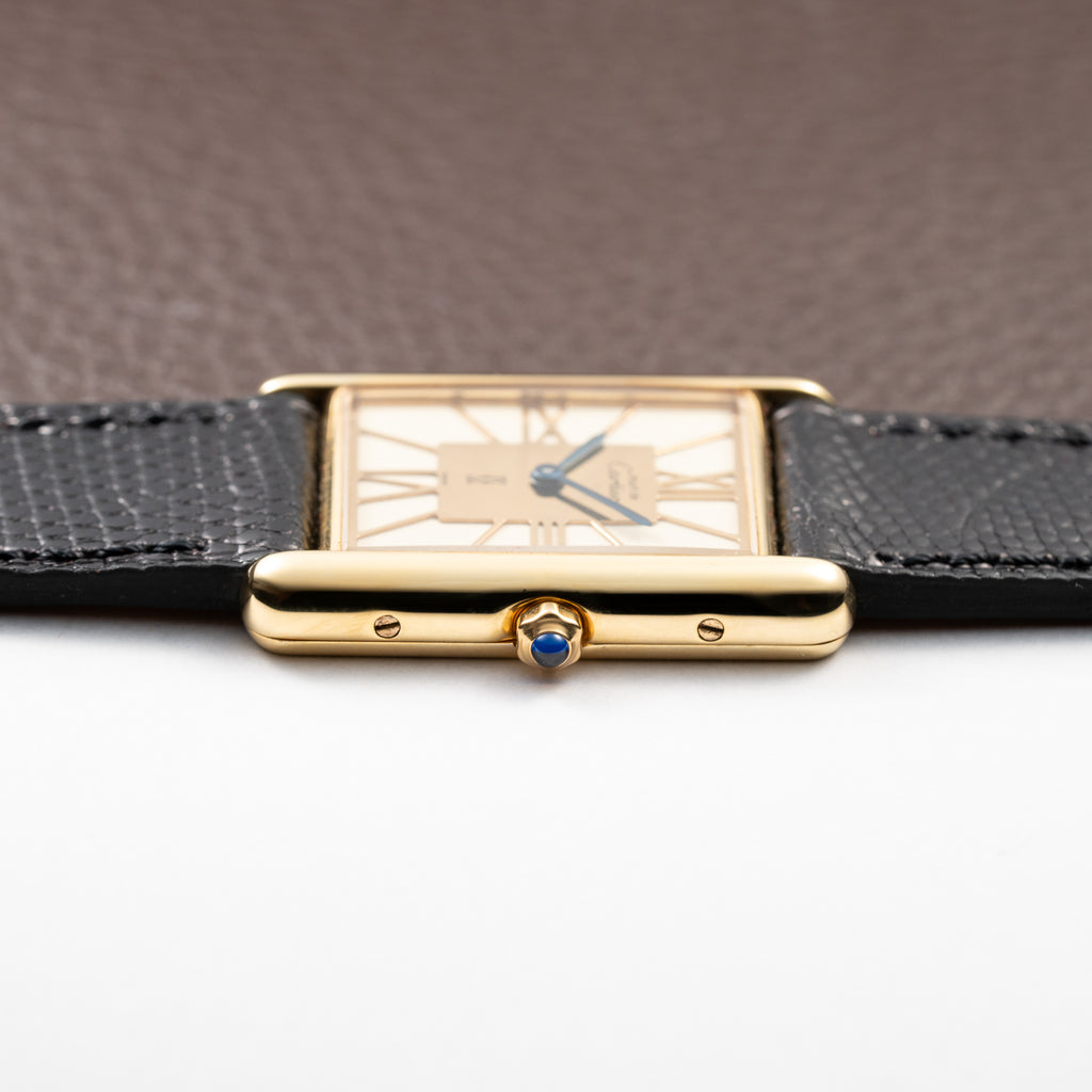 Cartier Tank Must de Vermeil Cloisonné Ivory Mirror Dial GM Ref. 6 81006 Cartier Service 2026