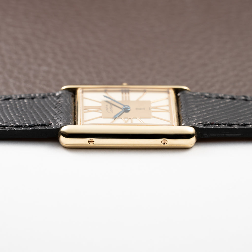 Cartier Tank Must de Vermeil Cloisonné Ivory Mirror Dial GM Ref. 6 81006 Cartier Service 2026