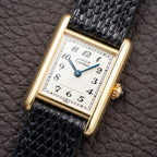 Cartier Tank Must de Vermeil Breguet Numerals Quartz PM Ref. 5057001 From 1990s