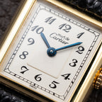 Cartier Tank Must de Vermeil Breguet Numerals Quartz PM Ref. 5057001 From 1990s