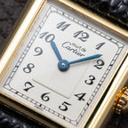 Cartier Tank Must de Vermeil Breguet Numerals Quartz PM Ref. 5057001 From 1990s