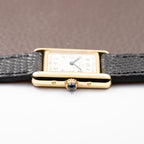 Cartier Tank Must de Vermeil Breguet Numerals Quartz PM Ref. 5057001 From 1990s