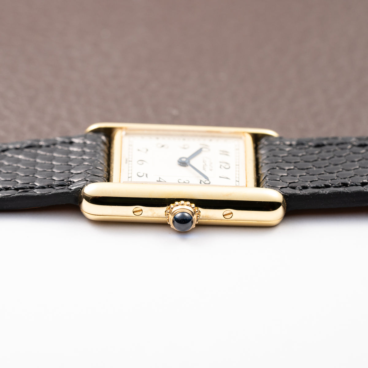 Cartier Tank Must de Vermeil Breguet Numerals Quartz PM Ref. 5057001 From 1990s