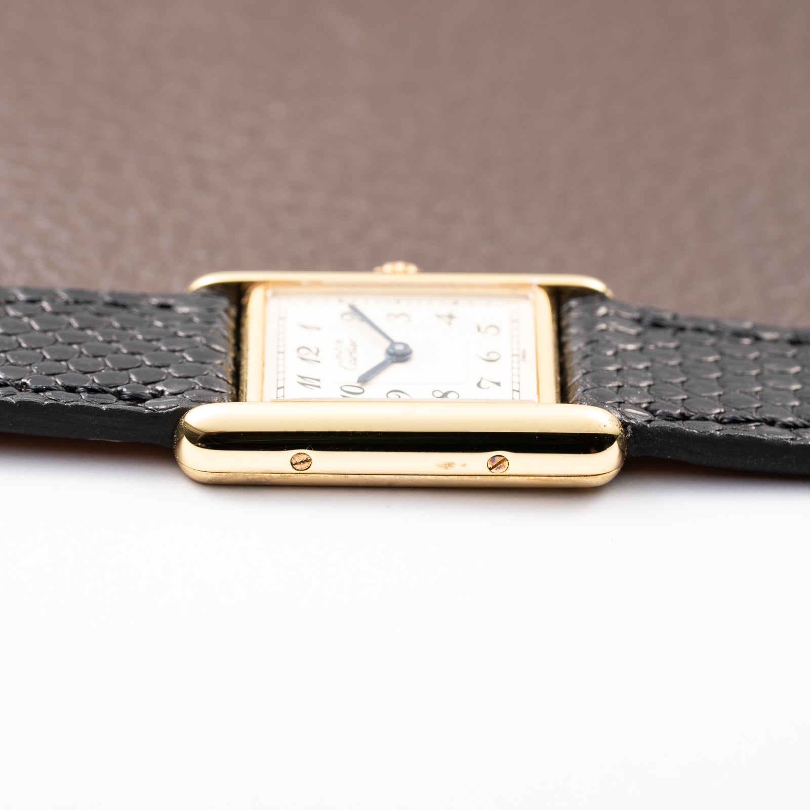 Cartier Tank Must de Vermeil Breguet Numerals Quartz PM Ref. 5057001 From 1990s
