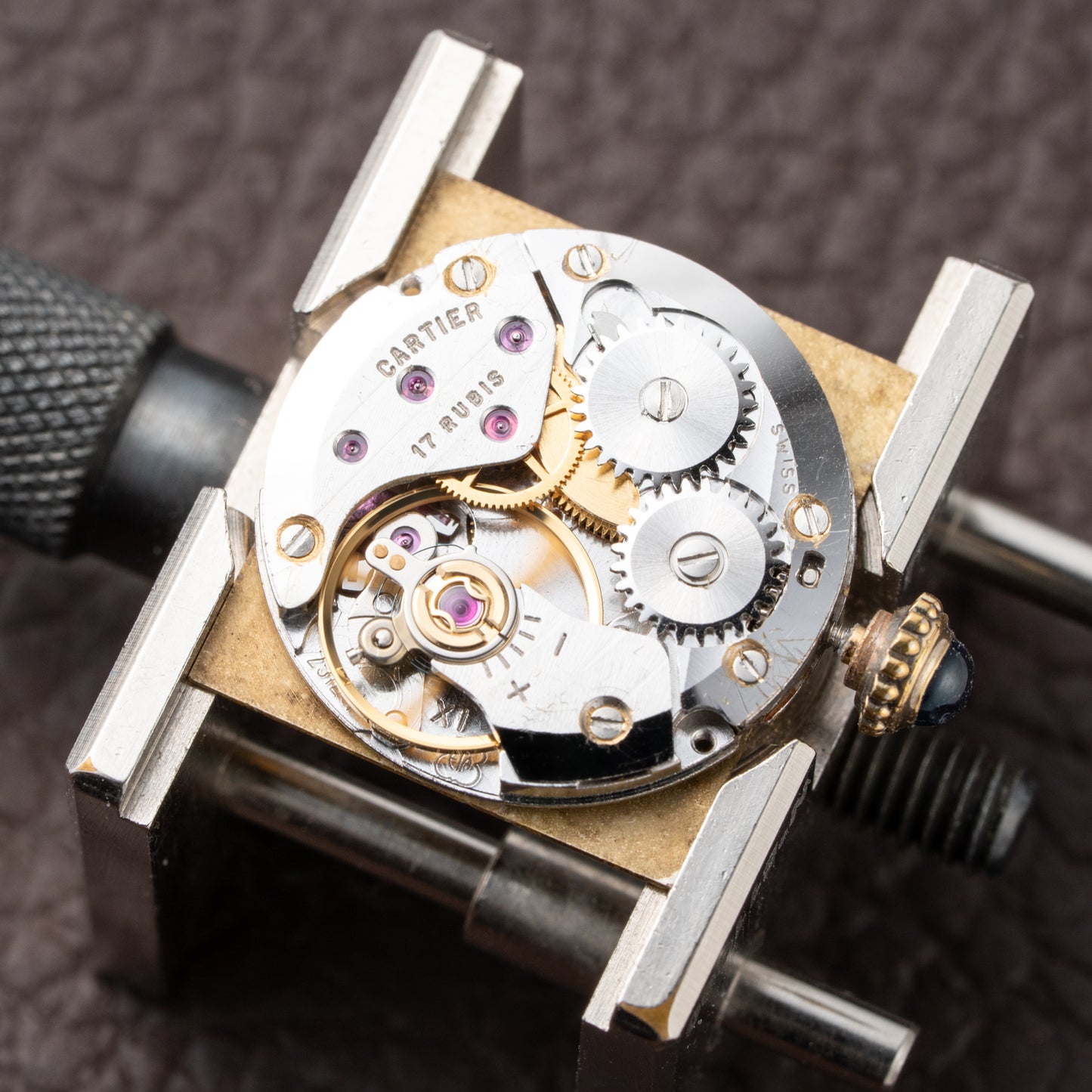 Cartier Tank Must de Vermeil "Discor" Dial PM from 1980s
