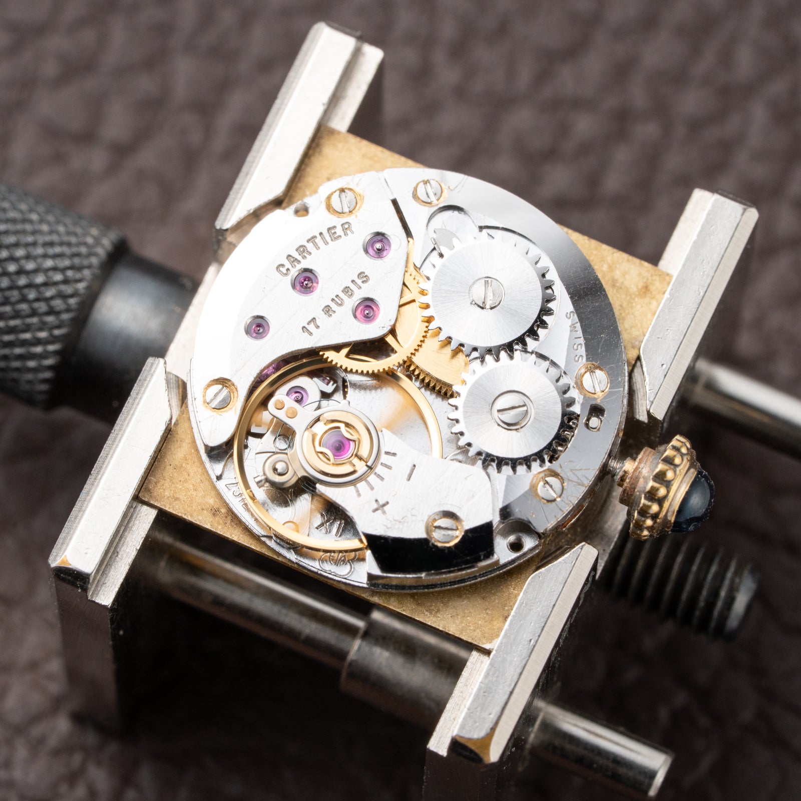 Cartier Tank Must de Vermeil "Discor" Dial PM from 1980s