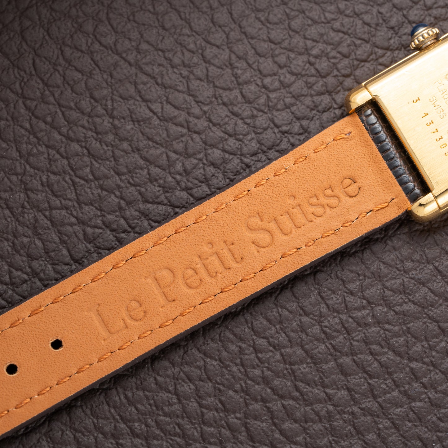 Cartier Tank Must de Vermeil "Discor" Dial PM from 1980s