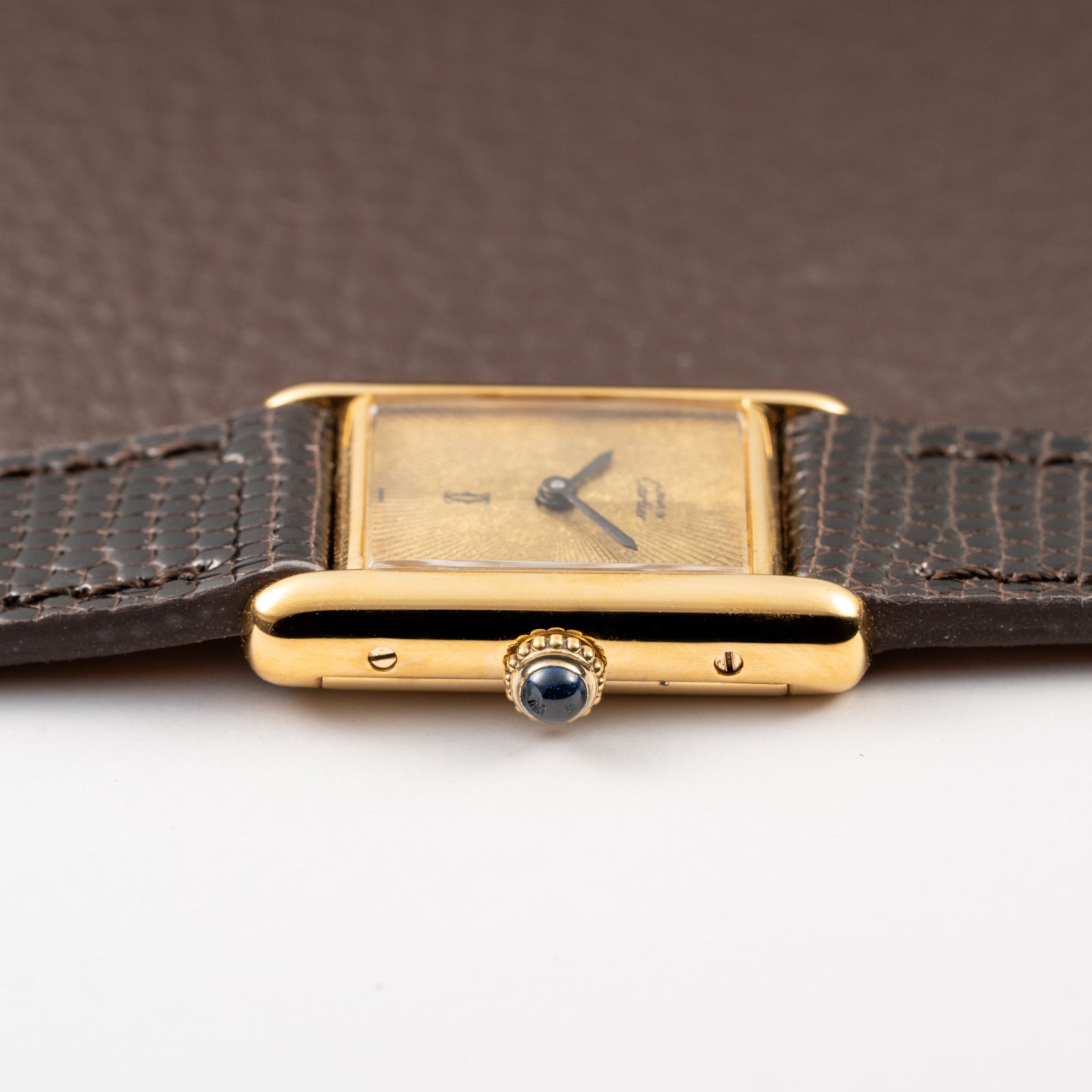 Cartier Tank Must de Vermeil "Discor" Dial PM from 1980s