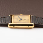 Cartier Tank Must de Vermeil "Discor" Dial PM from 1980s