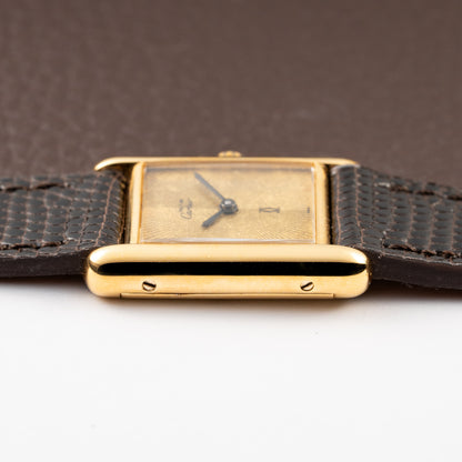 Cartier Tank Must de Vermeil "Discor" Dial PM from 1980s