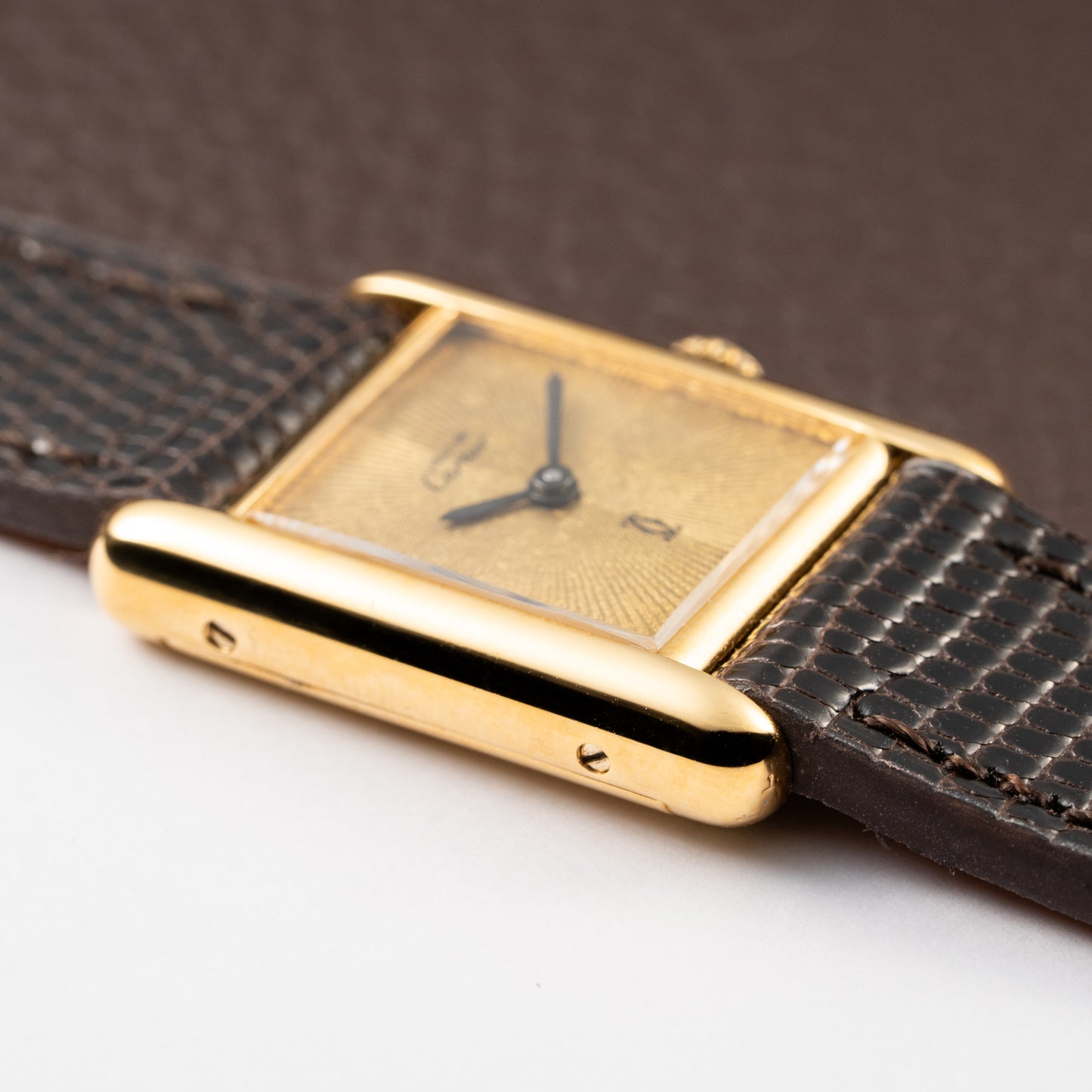 Cartier Tank Must de Vermeil "Discor" Dial PM from 1980s