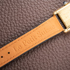 Cartier Tank Must de Roman Lemon Dial Vermeil PM from 1980s