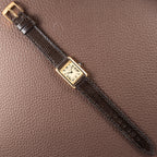 Cartier Tank Must de Roman Lemon Dial Vermeil PM from 1980s