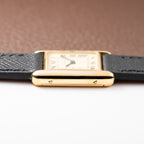 Cartier Tank Must de Roman Lemon Dial Vermeil PM from 1980s