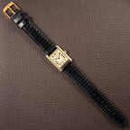 Cartier Tank Must de Lemon Roman Dial PM Vermeil Quartz with Paperwork Ref 5057001 from 1990s