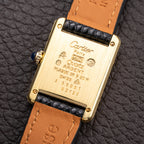 Cartier Tank Must de Vermeil Lemon Roman Dial Quartz PM Ref. 3 66001 From 1990s