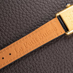 Cartier Tank Must de Roman Lemon Dial Vermeil PM from 1980s