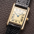 Cartier Tank Must de Lemon Roman Dial β 091 AM ZF MANAUS Brazil Export Market Vermeil PM Quartz Ref 3 66001 from 1980s