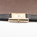 Cartier Tank Must de Lemon Roman Dial β 091 AM ZF MANAUS Brazil Export Market Vermeil PM Quartz Ref 3 66001 from 1980s