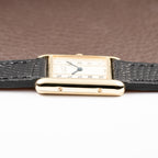 Cartier Tank Must de Vendôme Roman Ivory Column Dial Vermeil PM Ref 557051 from 1990s