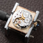 Cartier Tank Must de Vermeil Burgundy Red Dial GM From 1980s