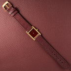 Cartier Must de Tank Vermeil Burgundy Red Dial Reference 3 66001
