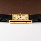 Cartier Must de Tank Vermeil Lemon Roman Dial Reference 590005