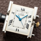 Cartier Tank Must de Vermeil XL Roman Dial Ref. 2413 Circa 1990s