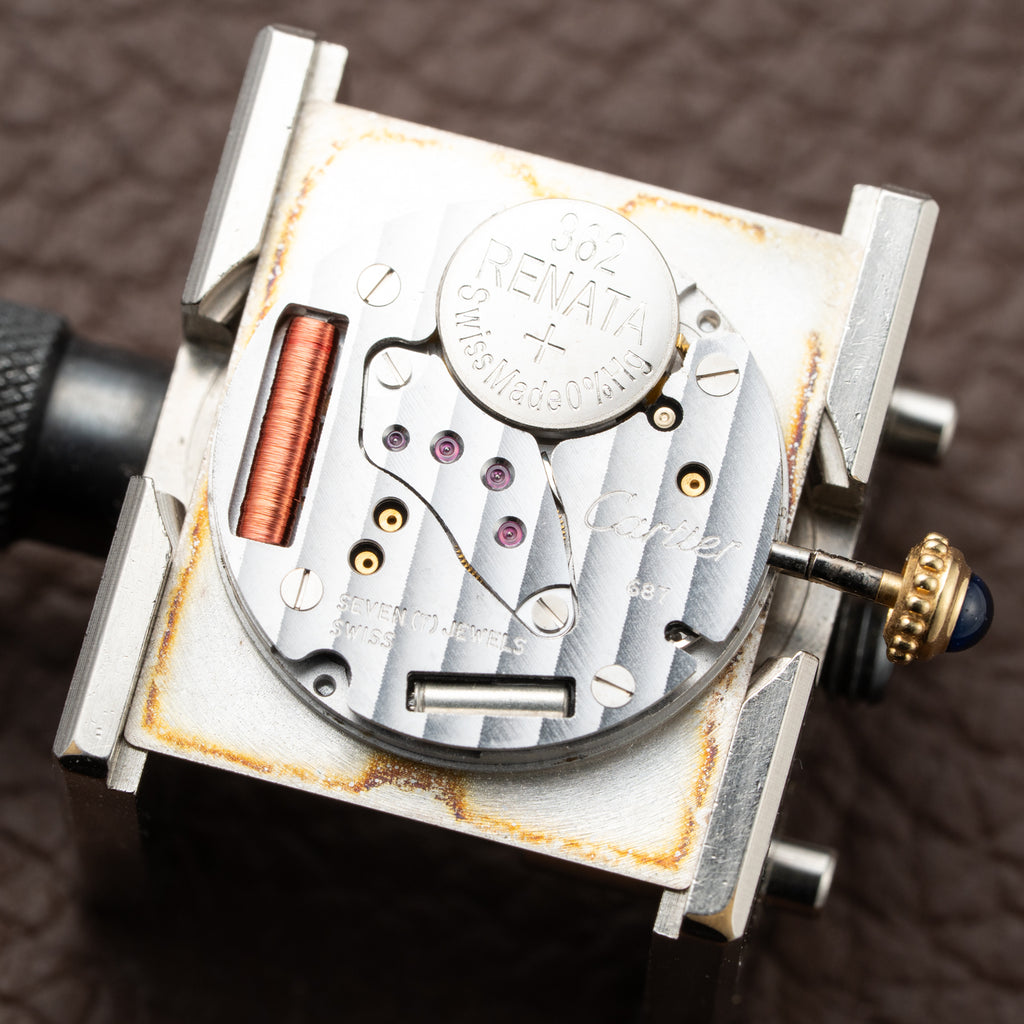 Cartier Tank Must de Vermeil XL Roman Dial Ref. 2413 Circa 1990s
